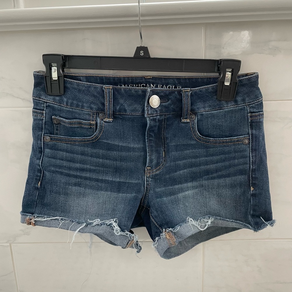 American Eagle Shortie Jean Shorts
